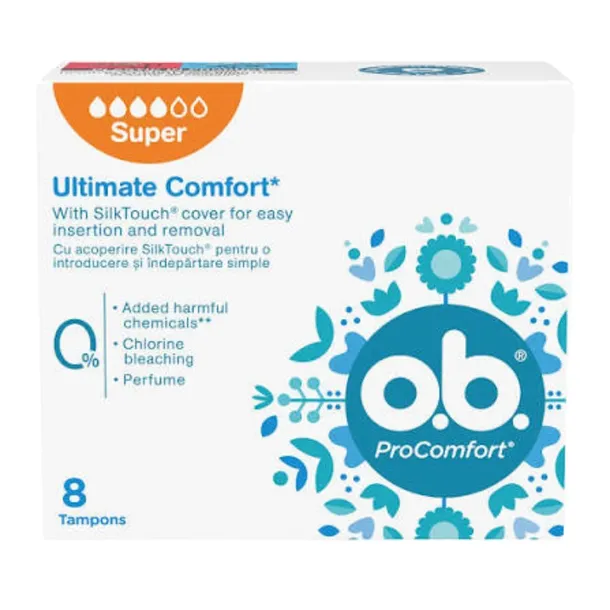 O.B. ProComfort Super Tampony 8 Sztuk