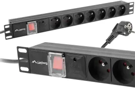 lanberg-listwa-zasilajaca-pdu-rack-1u-16a-7xpl-2m-czarna