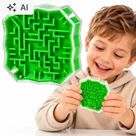 gra-logiczna-labirynt-3d-z-kulka-zielona-zabawka-edukacyjna-dla-dzieci-3d