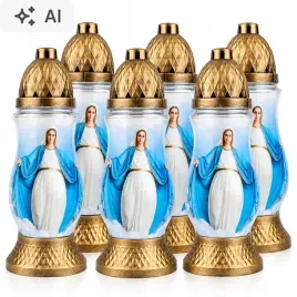6-x-znicz-szklany-z-wizerunkiem-matki-bozej-elegancki-znicz-parafinowy
