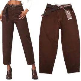 m-sara-balloon-damskie-spodnie-jeansy-brazowe-czekoladowe-wysoki-stan-42-xl-dzinsy-casual-do-codziennych-stylizacji