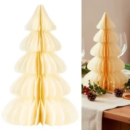 choinka-papierowa-skladana-30cm-ecru-magnetyczna-ozdoba-swiateczna