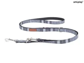 amiplay-smycz-regulowana-6-in-1-london-s-100-200-x-1cm-szare