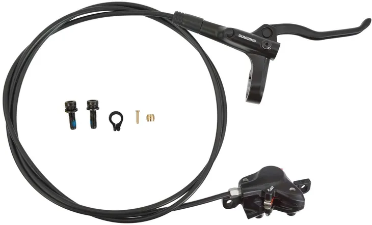Hamulec hydrauliczny Shimano MT200 tylny zestaw zalany klamka zacisk tył