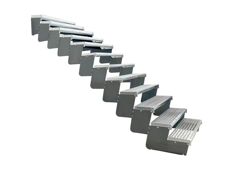 Schody modułowe MODULO metalowe regulowane 12 stop