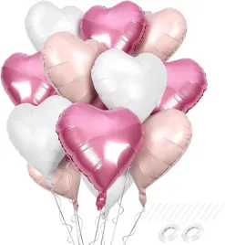balony-foliowe-w-ksztalcie-serca-12-szt-rozowe-bialy-wstazki-slomki