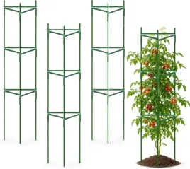 podporki-do-pomidorow-125-cm-4-szt-regulowane-klatki-trojkatne-zielone