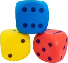 idena-40227-miekka-kostka-piankowa-15-cm-niebiesko-zolto-czerwona