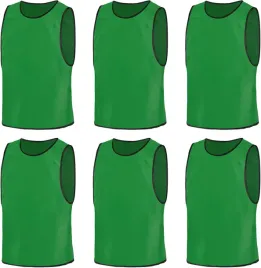 kamizelka-treningowa-xl-zielona-6-szt-siateczka-bez-rekawow