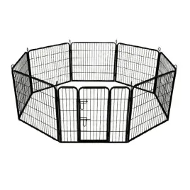 kojec-psow-zagroda-wybieg-klatka-bramka-80x60-ogrodzenie-dla-zwierzat-stalowe-malowane-proszkowo-do-ogrodu-dlugosc-640-cm-prety-co-35-cm