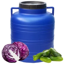 beczka-plastikowa-60l-do-kiszenia-kapusty-na-wode-deszczowke-zakretka-atest-zbiornik-z-tworzywa-z-pokrywa-i-uchwytem-pojemnik-na-plyny