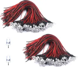 100-szt-diod-led-3-mm-ciepla-biel-12-v-wstepnie-okablowane-20-cm