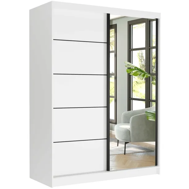 Szafa przesuwna z lustrem Rivano VI 150 cm