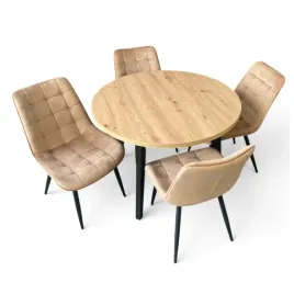 stol-okragly-rozkladany-4-krzesla-tapicerowane-bez-komplet-do-jadalni