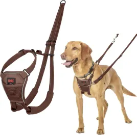 uprzaz-halti-no-pull-harness-dla-psa-rozmiar-m-gleboki-orzech-wloski