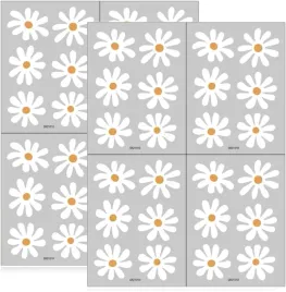 naklejki-scienne-stokrotki-48-szt-bialy-kwiatowy-styl-boho-7x8-cm