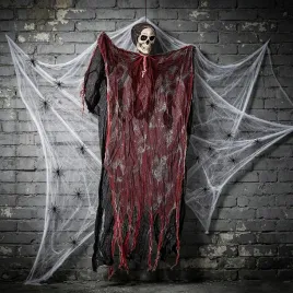 wiszacy-szkielet-halloween-zakrwawiona-czaszka-dekoracja-z-pajeczyna