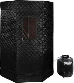 sauna-parowa-domowa-przenosna-generator-pary-1500w-3l-zestaw-czarny