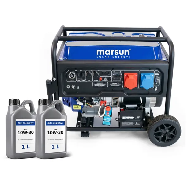 MARSUN MVB6 AGREGAT TRÓJFAZOWY 6 KW 230V 400V ROZRUCH ELEKTRYCZNY AVR