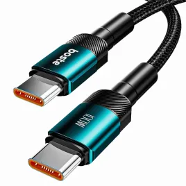 boste-przewod-kabel-usb-c-type-c-100w-szybkie-ladowanie-pd-qc-4-0-mocny-1m-oplot-zielony-do-smartfona