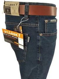 meskie-spodnie-jeansowe-n690-w39-l32-97-101-cm-granatowy-denim-bawelniany-z-zapieciem-na-zamek
