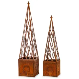 dekoracja-ogrodowa-kpl-2-szt-rdzawy-131x29x29-105x25x25-cm