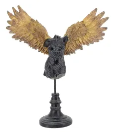 figurka-dekoracyjna-zloty-czarny-tworzywo-sztuczne-465x415x14-cm-cm