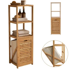 kosz-na-pranie-bambusowy-bezowy-32x35x118-cm-do-lazienki-i-garderoby-pojemnik-bielizniany-60-l-wolnostojacy
