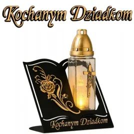 znicz-metalowy-ksiega-kochanym-dziadkom-bialo-zloty-na-wszystkich-swietych-lampion-cmentarny-led-27-cm-dekoracja-grobu