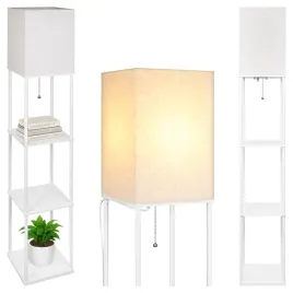lampa-stojaca-podlogowa-led-biala-2w1-polka-regal-160cm-do-czytania-e27-bialy