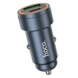 ladowarka-samochodowa-hoco-usb-a-usb-c-qc3-0-pd-3a-30w-z57a-szara