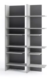 regal-na-ksiazki-led-fitt-fl-01l-lewy-120-cm-metalic-jasny-ciemny-lenart