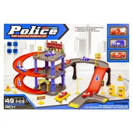 parking-dla-pojazdow-policyjnych-w-zestawie-z-3-autkami