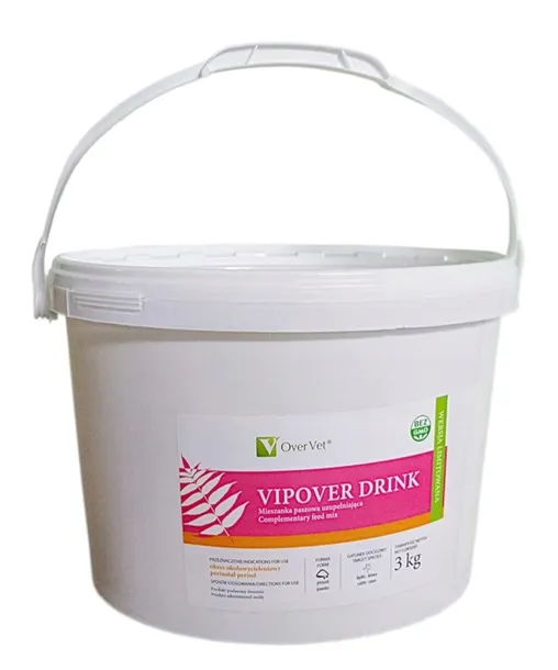Vipover Drink 3 kg pójło poporodowe dla krów witaminy minerały Over Vet