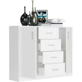 komoda-110cm-szafka-4-szuflady-i-2-polki-biala-u1-material-plyta-laminowana