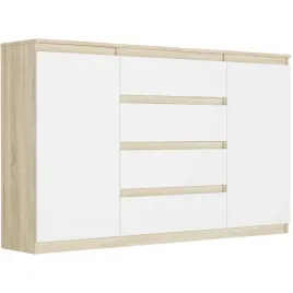 komoda-160-z-szafka-4-sz-3-polki-sonoma-mix-r160s4