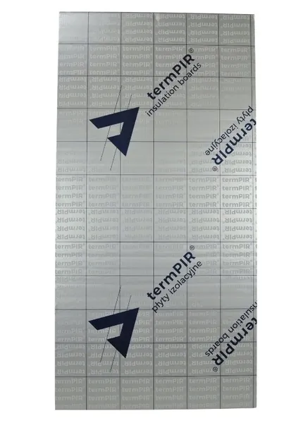 Płyta PIR termPIR AL 50 mm poliuretan 5cm 1200×600 GŁADKI BOK