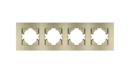 ramka-poczworna-modern-q-zloty-plastik-linia-basic