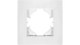 ramka-pojedyncza-modern-q-bialy-plastik-linia-basic