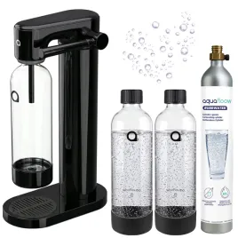czarny-saturator-do-wody-gazowanej-aquafloow-2x-butelka-na-wode-butla-co2