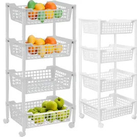 artex-fruit-4-regal-na-kolkach-4-kosze-bialy