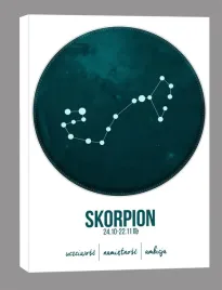 znak-zodiaku-skorpion-obraz-na-plotnie-20x30-cm
