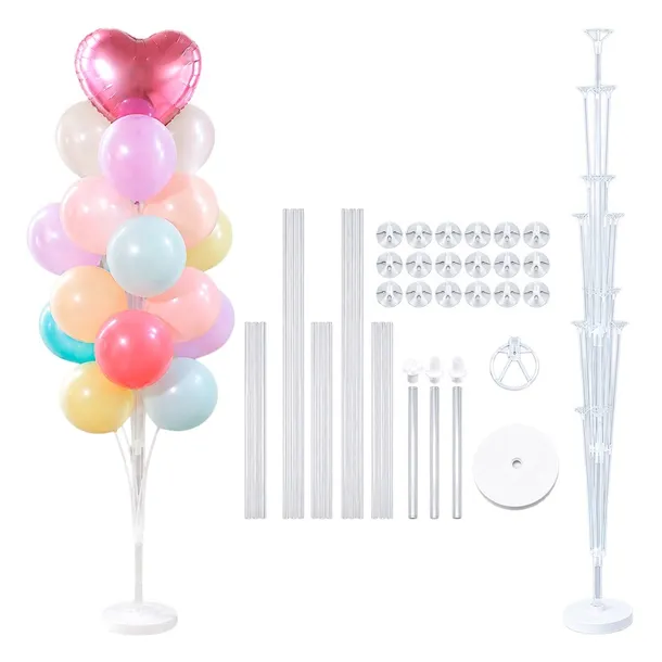 STOJAK NA BALONY STELAŻ DO BALONÓW 160 CM WESELE URODZINY CHRZEST ROCZEK