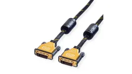 roline-gold-kabel-do-monitora-dvi-m-m-24-1-podwojne-lacze-10-m