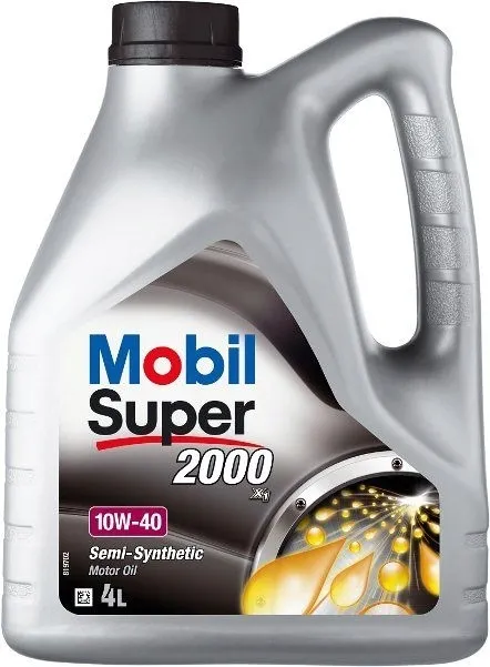 OLEJ MOBIL SUPER 2000 X1 10W40 4L PÓŁSYNTETYCZNY 10W-40 4 LITRY