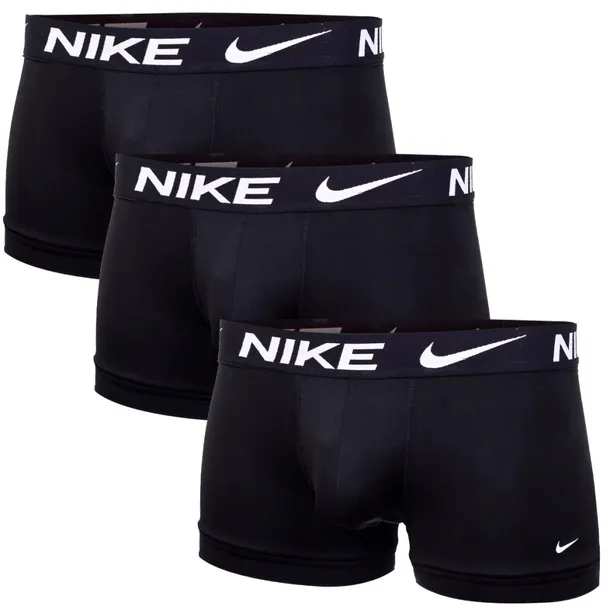 NIKE BOKSERKI MĘSKIE MAJTKI TRUNK 3PK CZARNE r.L