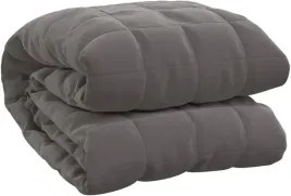 koc-obciazeniowy-vidaxl-9-kg-122x183-cm-szary-pikowany-miekki-z-petelkami