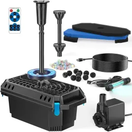 filtr-do-oczka-poposoap-2500-l-h-pompa-40w-uv-6w-rgb-uszkodzony-do-naprawy
