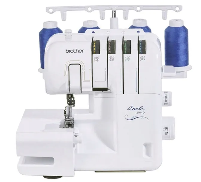 Maszyna do szycia owerlok Brother 2104D overlock domowy 4-nitkowy