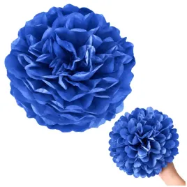 pompon-bibulowy-granatowy-navy-blue-25-cm-dekoracja-dekoracyjny-kula-1-szt